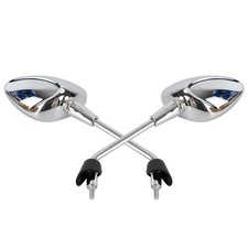 CHROME MIRROR LH CM262001 RH CM262002 For PIAGGIO VESPA SPRINT 125 150 2014> #3