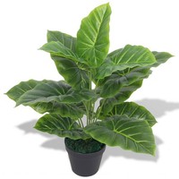 Taro Pflanze | Kunstpflanze | Kunstblume | Colocasia Esculenta | Deko-Pflanze