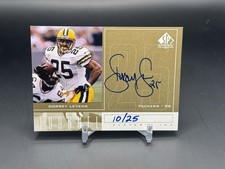 1998 Dorsey Levens SP Authentic Players Ink Gold Auto /25 Packers