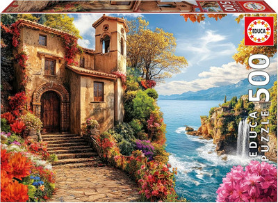 Educa - 500 Teilen Puzzle Für Erwachsene | Villa Am Meer | Größe: 48 X 34 Cm | A
