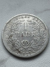 Deutsches Kaiserreich 1 Mark 1874 F Silber Original
