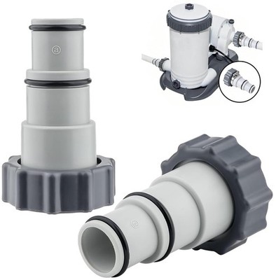 2 Pack Pool Hose Adapter Connector for Intex Filter Pumps, Compatible with 1....