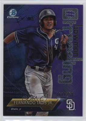 2018 Bowman Mega Box Purple Mojo Refractor 161/250 Fernando Tatis Jr ##-FT 07yj