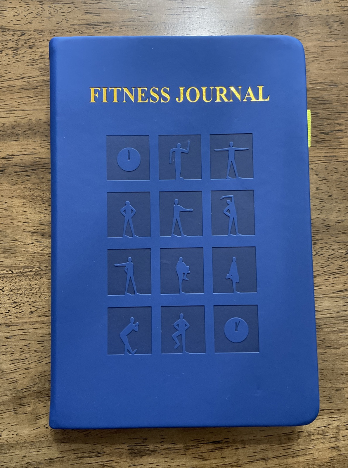 Leather Fitness Workout Journal for Tracking Progress 9x6 Inches