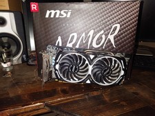 MSI Radeon Armor RX 580 4GB GDDR5 Graphics Card  ORGINAL BOX  FUR MARK VIDEO 