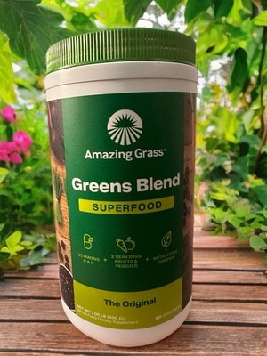 NEW SEALED Amazing Grass Green Superfood The Original Drink Powder 60 Servings