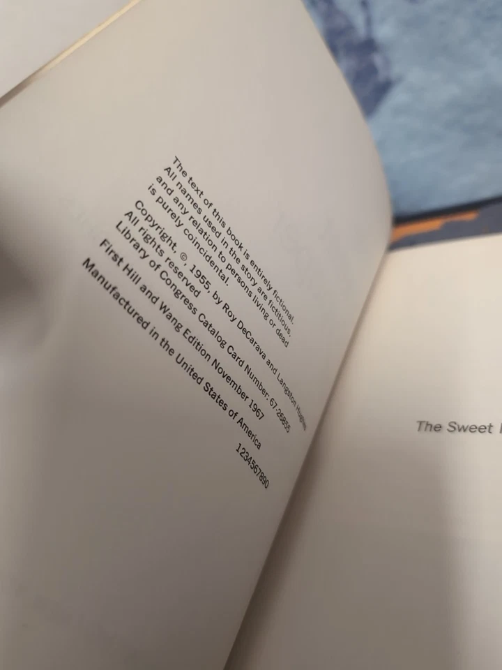 THE SWEET FLYPAPER OF LIFE Roy DeCarava & Langston Hughes 1st Hill and Wang PB Foto 4 de 4