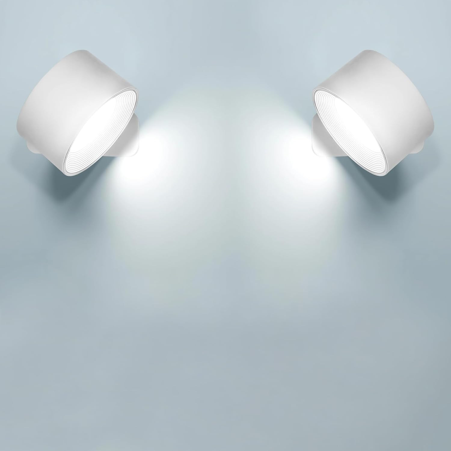 Lampada Da Parete LED A Batteria 2 Pezzi Con Telecomando – 15 Colori + Bianco Dimmerabile – Magnetica E Senza Fili Per Interni - 4