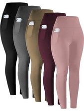 High Waisted Yoga Pants with Pockets for Women Tummy Control Workout Gym Legging