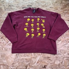 Vintage 1998 Warner Bros. Tweety Bird Sweatshirt - Large