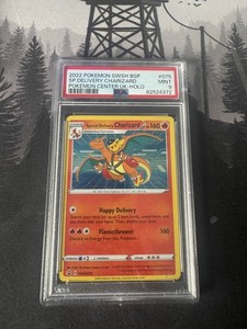Pokemon Special Delivery Charizard SWSH075 Holo Black Star Promo PSA 9 (SWIRL)