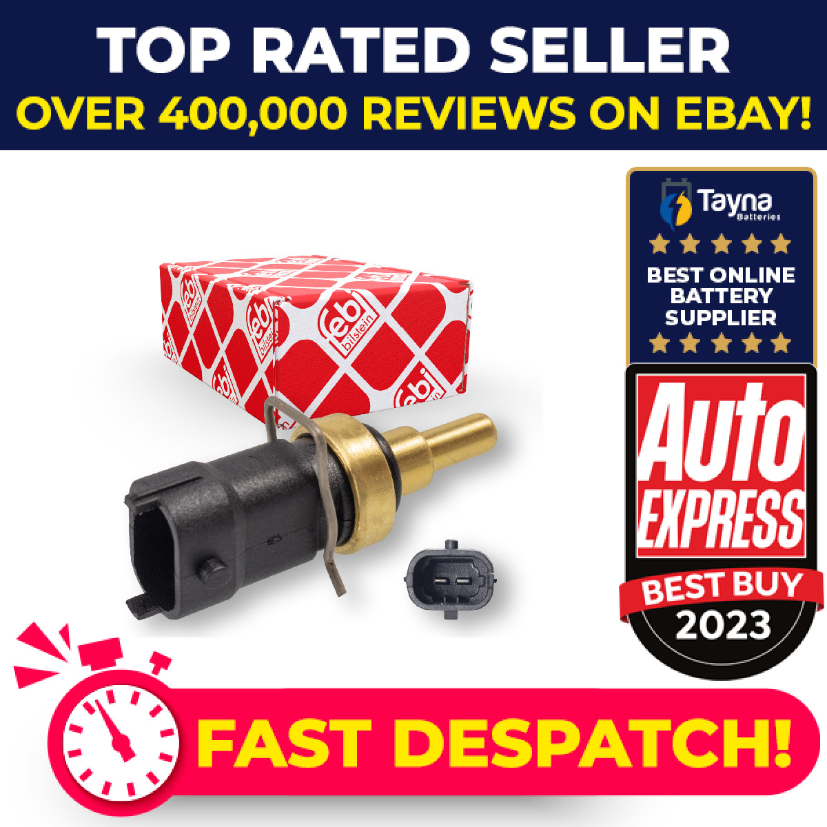 Coolant Temperature Sensor fits CITROEN NEMO AA 1.3D 2010 on Sender Transmitter