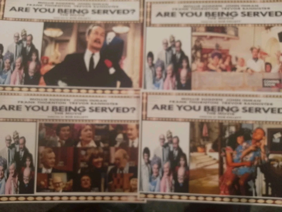Are You Being Served? The Movie. 16 Matt Finish 7x5ins Unofficial Lobby Cards. - Image 3 of 4