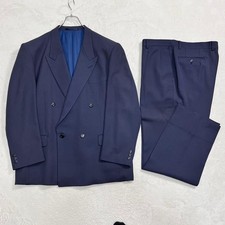 Double Breasted Setup Suit Vintage BE7 Navy Vintage