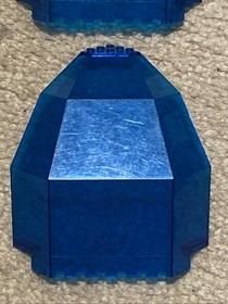 LEGO PANEL 6990 2409 10x10x12 Quarter Dome Trans Dark Blue LOT of 2 for Monorail