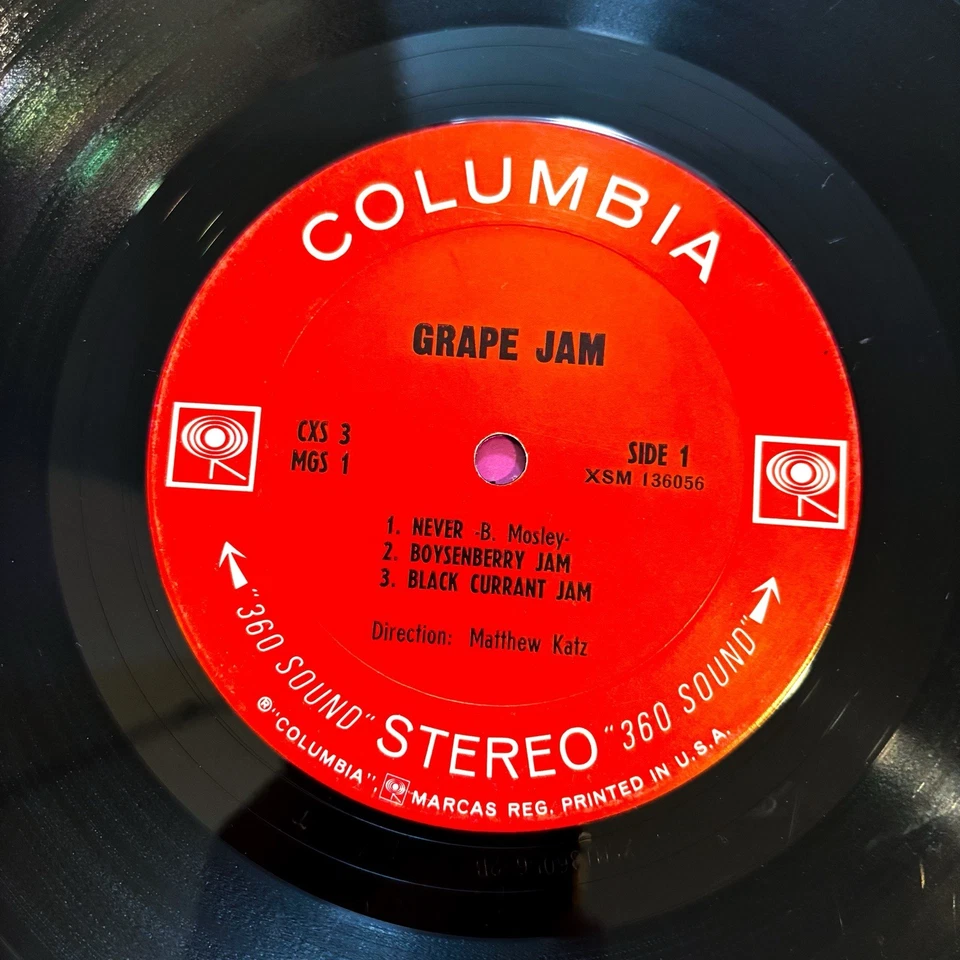 Moby Grape – Grape Jam LP Vinyl Record 2 EYE Original Press 1968 Psych Rock VG - Image 4 of 4