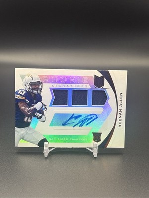 2013 Panini Momentum Keenan Allen #216 Rookie Signatures Auto Mem /199 Chargers