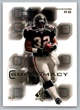 💎2000 SP Authentic Football Supremacy #S3 Jamal Anderson - Falcons💎