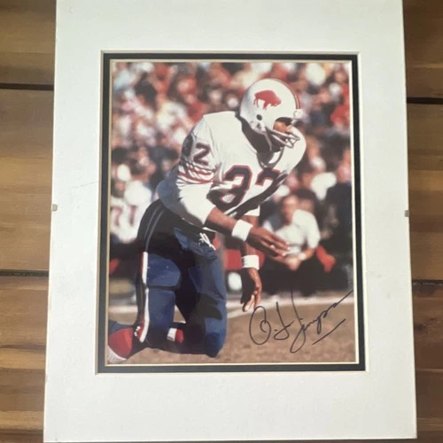 O.J. Simpson Buffalo Bills Autographed Original Football Photo
