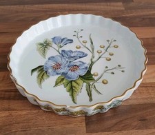 Spode Stafford Lida & Akazie geriffelt Torte Quiche Auflaufform 27 cm 10,5"