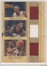 2007 Trademark Moves Triple Relics Carmelo Anthony Josh Howard Tracy McGrady y8a
