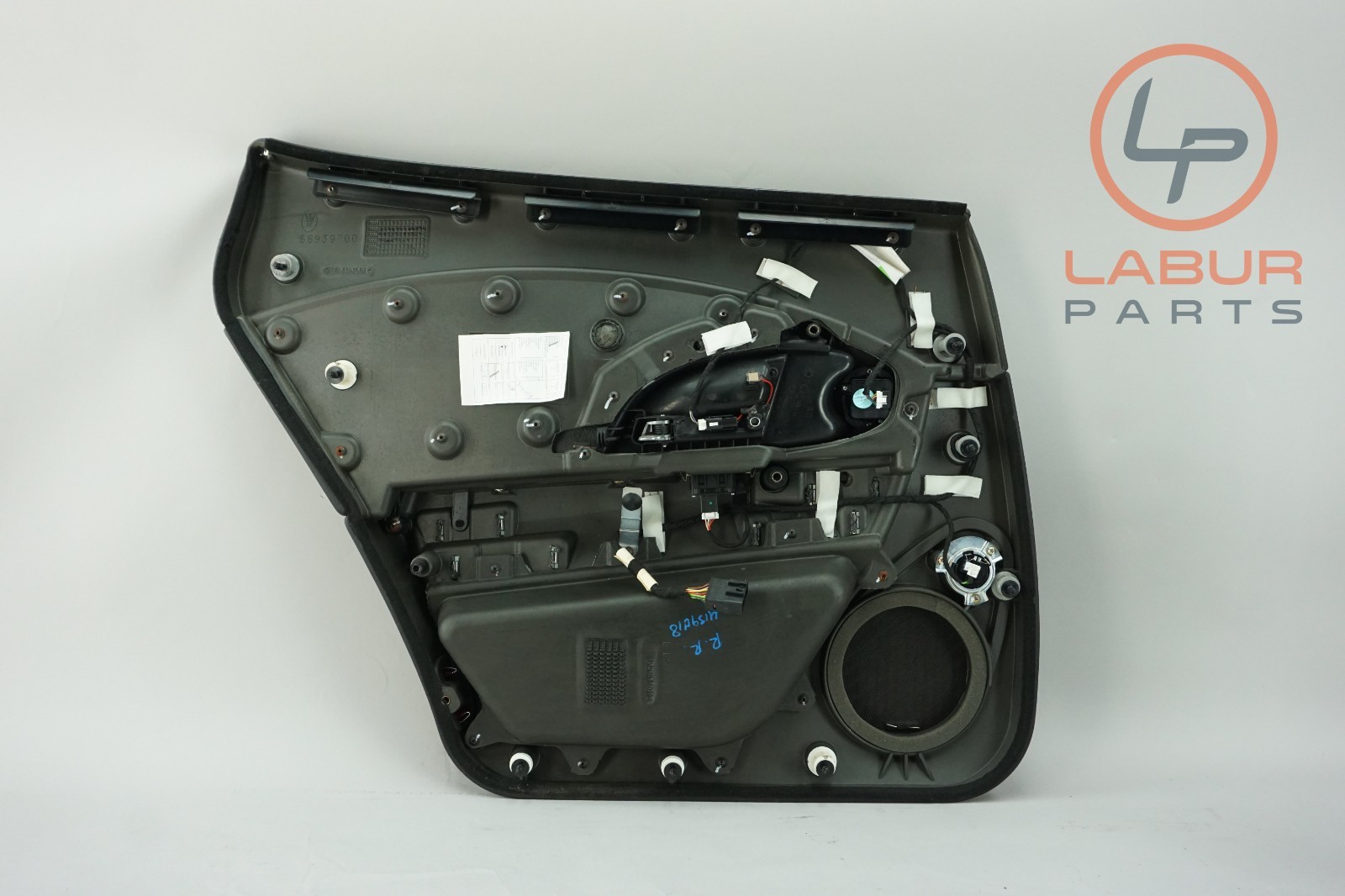 M139 03-13 Maserati Quattroporte Rear Right Passenger Side Door Panel Black D492