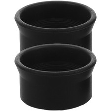 2 Pcs Microscope Eyepiece Cover Rubber Protector Binoculars Parts