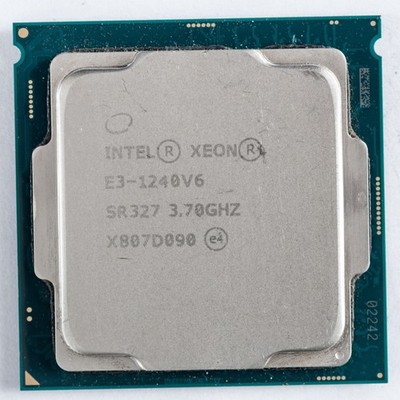 Intel Xeon E3-1240 v6 SR327 LGA1151 Grade C Quad Core Processor