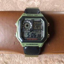 RARE Vintage Casio Twin Graph II Ae-21w Retro Classic Watch Module