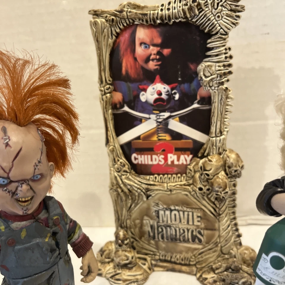 McFarlane Toys Childs Play Movie Maniacs 1999 2 figuras de acción "Bride of Chucky" Foto 3 de 4