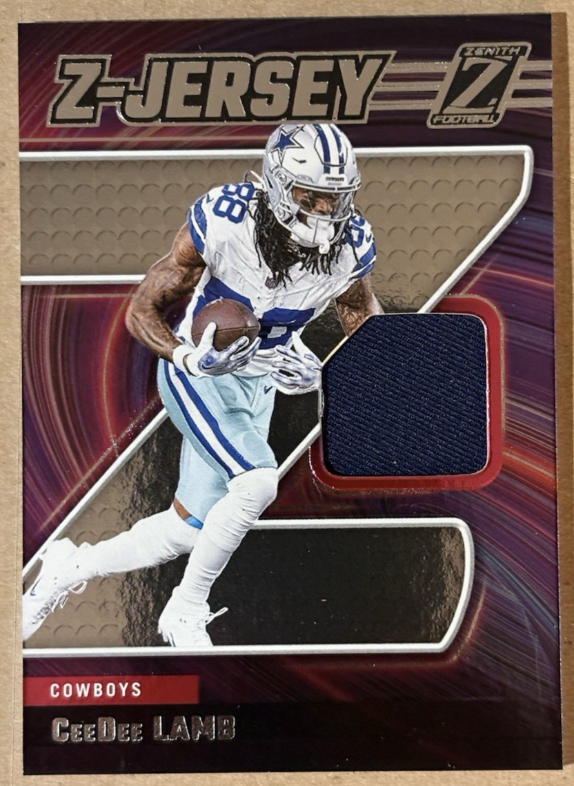 Ceedee Lamb 2024 Panini Zenith Z-Jersey #ZJ19 Dallas Cowboys