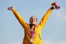 Cycling Mariana Pajon Colombia 2012 Bmx Olympic Gold 1 Old Photo
