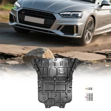 2Pcs Front Skid Plate For Audi A5 2018-2024 Underbody Engine Splash Shield Cover