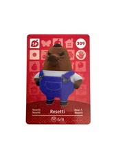 309 Animal Crossing Amiibo Card Resetti Se...