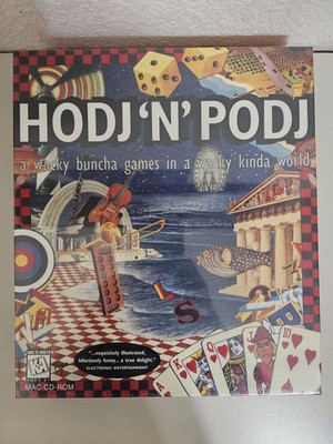 Hodj 'n' Podj Mac CD-ROM 1995 Virgin Interactive Box New Sealed Wacky Kind World