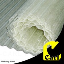 GFK Lichtplatten Wellplatten 76/18 Polyester Dach & Wandbahn ab 8,50 €/qm 30 lfm