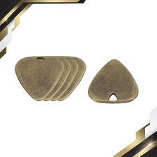 5Pcs Guitar Picks 1.8mm Metal Bronze for Guitar Musical Instrument