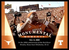 2011 Upper Deck University of Texas Monumental Moments Texas Longhorns #94