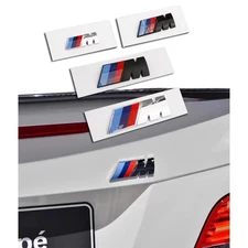 ABS Car Fender Side Emblem Rear Trunk Badge M Logo Sticker For BMW M M3 M5 M6