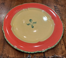 Pfaltzgraff Secrets of Pistoulet Dinner Plate 11” Jana Kolpen Red & Yellow