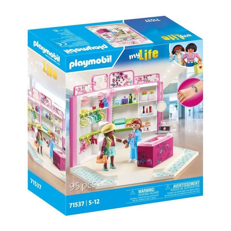 PLAYMOBIL 71537 Boutique d'accessoires pour recréer une après-midi shopping