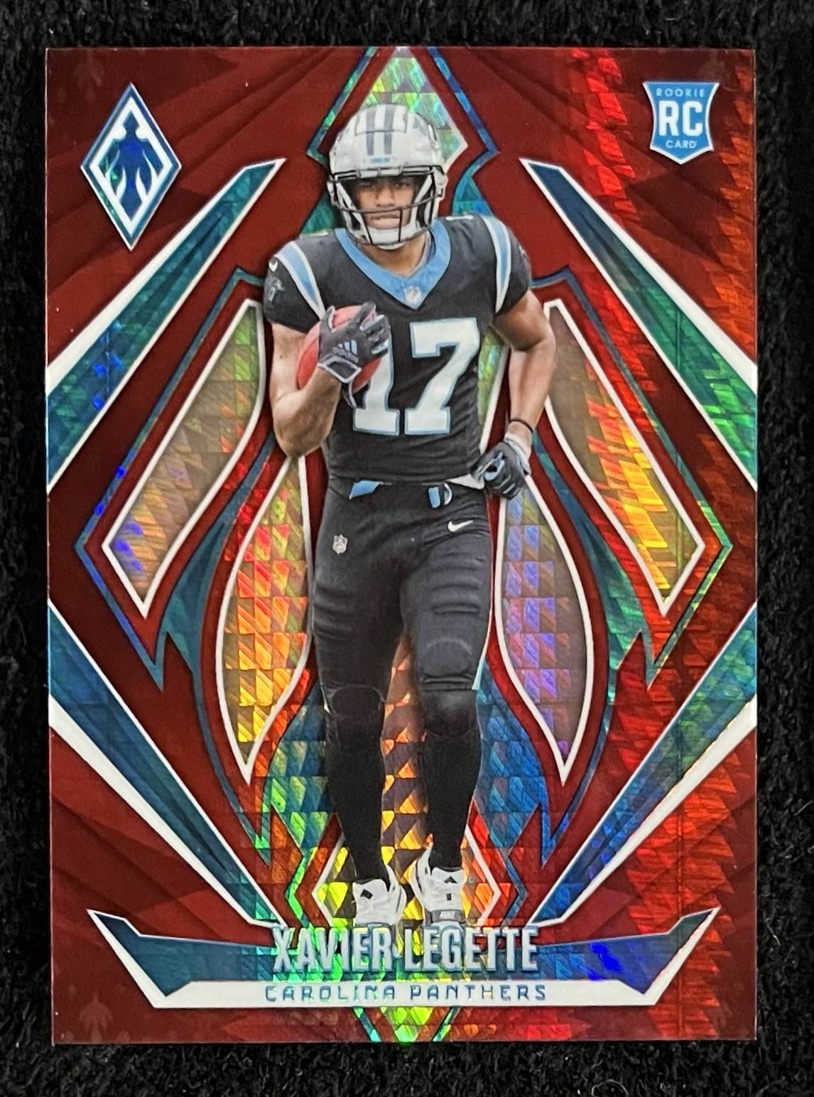 2024 Panini Phoenix - Rookies Xavier Legette #249 Red Hyper /140 (RC)