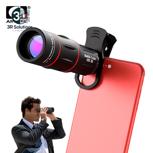 APEXEL Obiettivo Universale per Telefono Cellulare Con Zoom Monoculare 18X25 HD - Photo 2 sur 14