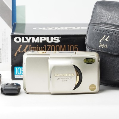 Olympus μ mju Zoom 105 Deluxe 35mm Point & Shoot Film Camera [Exc+2] US Stock