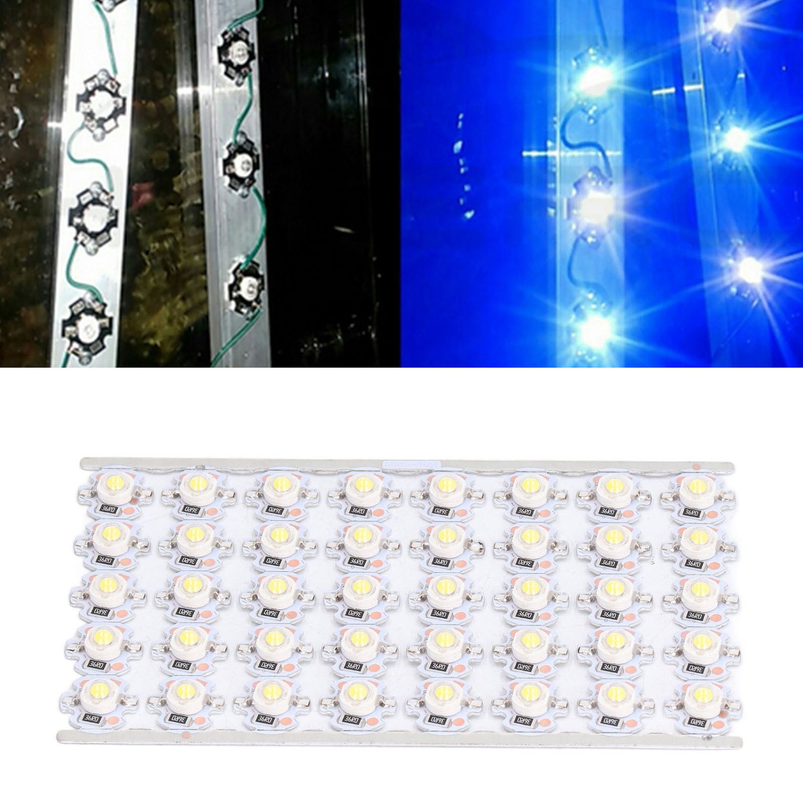 LED Chip Bulb High Brightness Energy Saving DIY Lamp Beads With Aluminum Plate