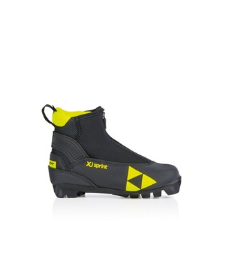 Fischer XJ Sprint Kid's Cross Country Ski Boots, Black, M31