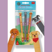 Legami Erasable Pen Fur Ever Friends Limited Edition Pudel Bolldoge Retriever