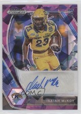 2021 Panini Prizm Draft Picks Purple Ice 82/99 Isaiah McKoy #DPA-IMC Auto 1u6