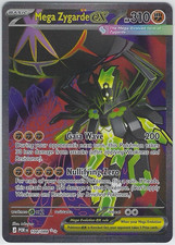 Carta Pokemon Mega Zygarde EX 104/088 ordine perfetto ultra rara full art EN TCG NM