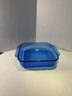 Pyrex Cobalt Blue Casserole Dish 8x8x2 inches~ # 222-R~Vintage